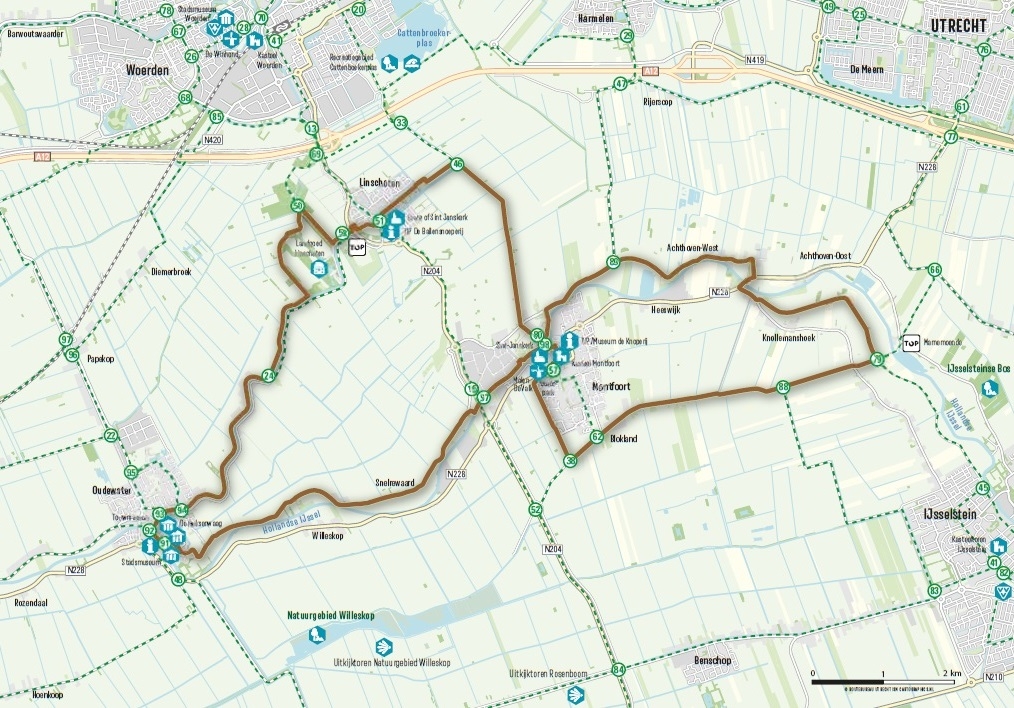 Fietsroute Doortraproute Montfoort - kaart.jpg